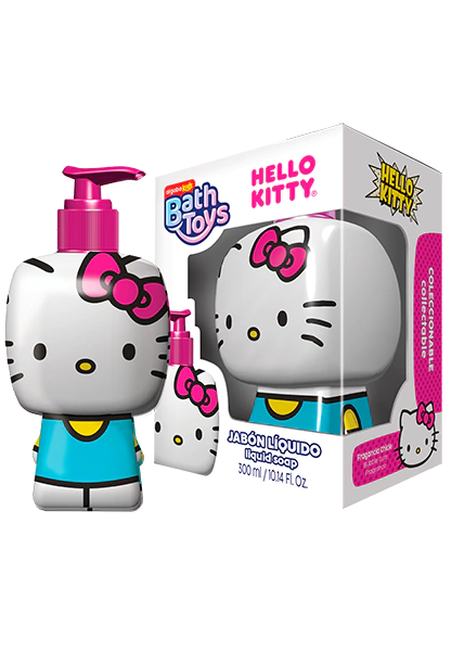 ALGABO HELLO KITTY JABON LIQUIDO BATH TOYS X 300 ML.